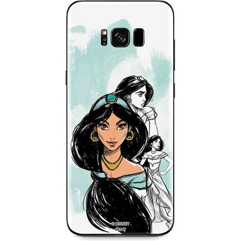 Disney Princess Jasmine Sketch Galaxy S8 Plus Skin